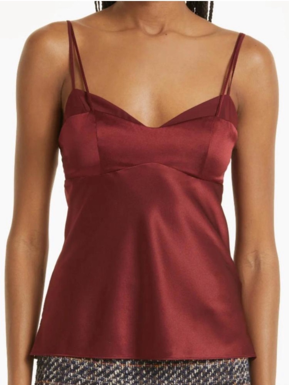 VERONICA BEARD Donita Cami in Maroon